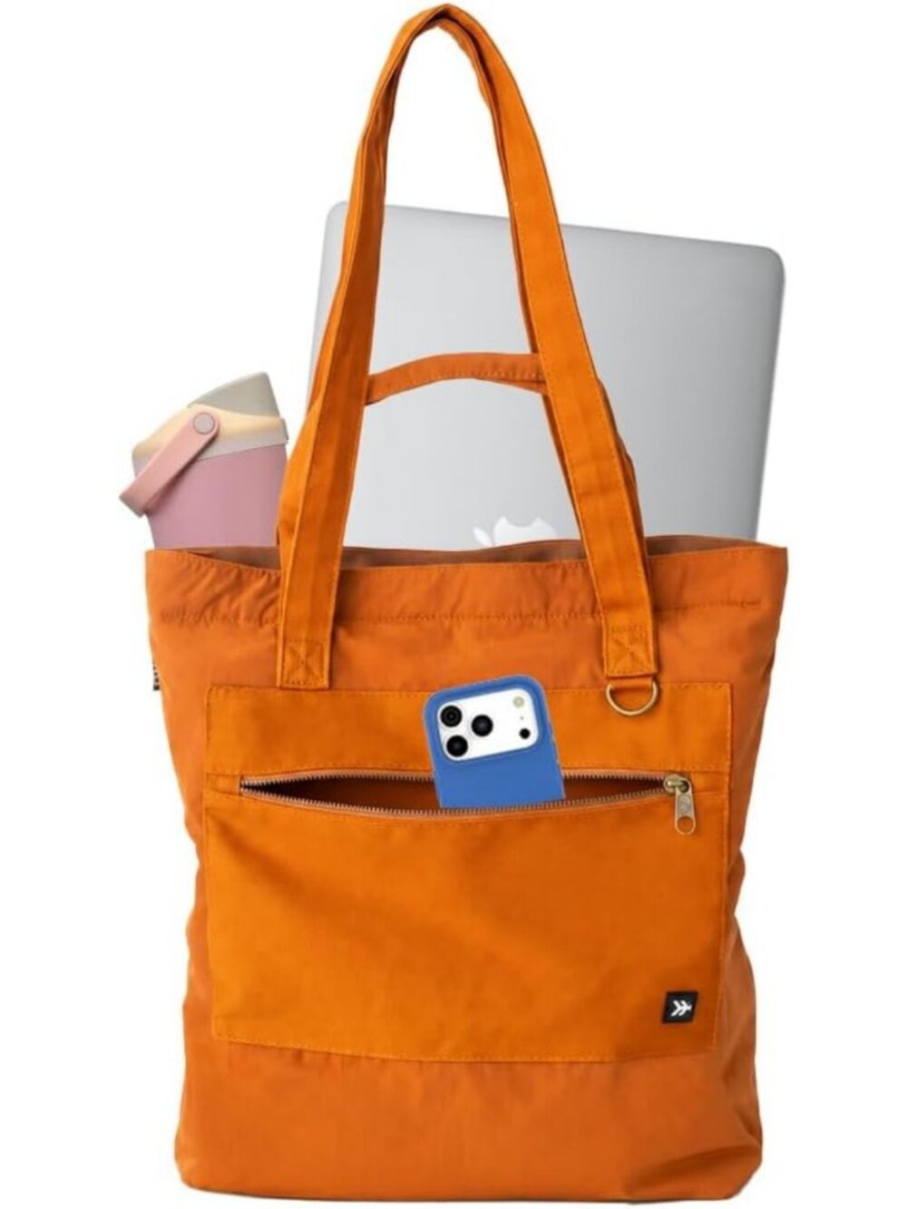 Large Utility Tote Bag - Multi-Pocket Travel Tote with Laptop Compartment for